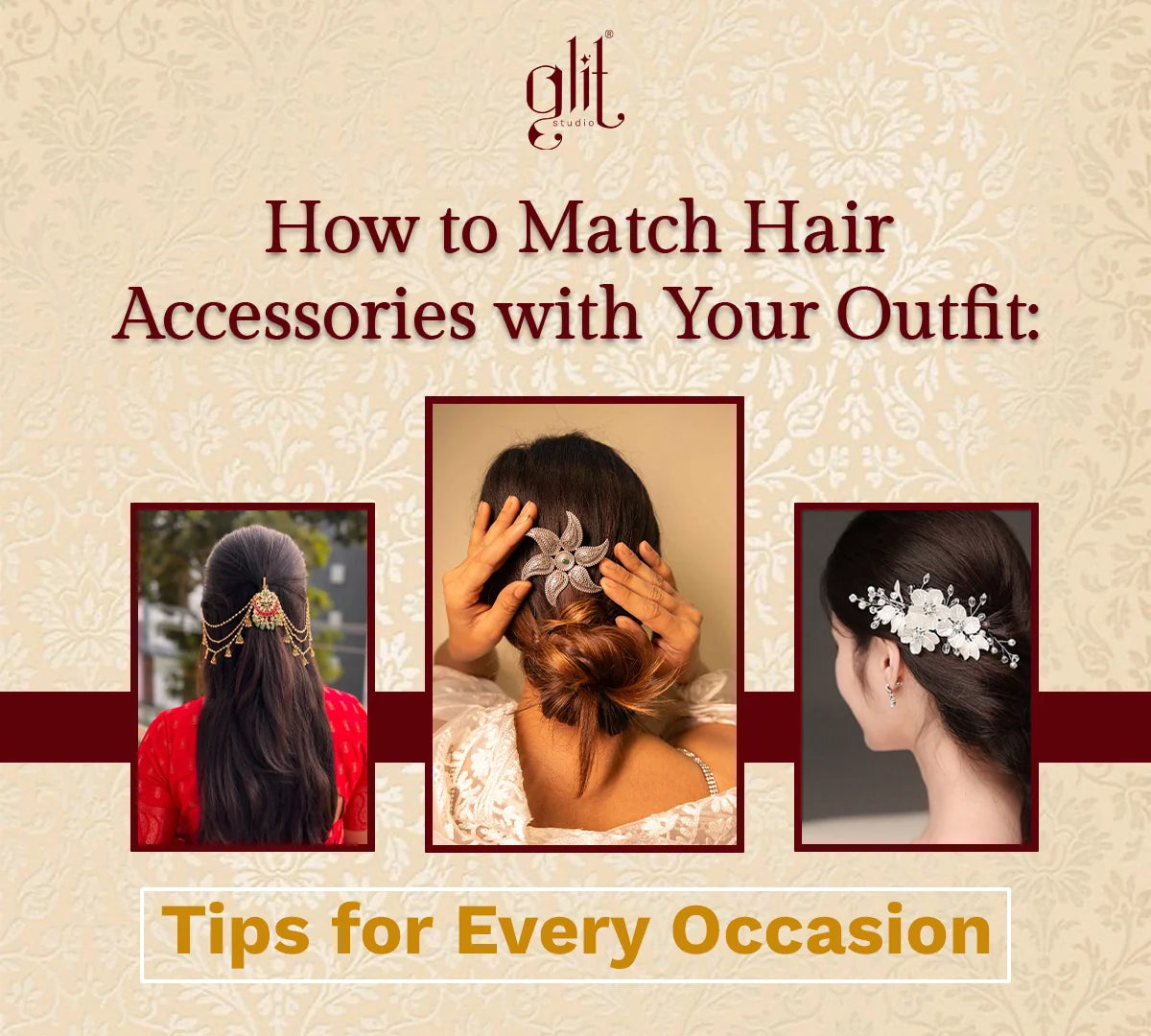 How to match hair accessories with your outfit
