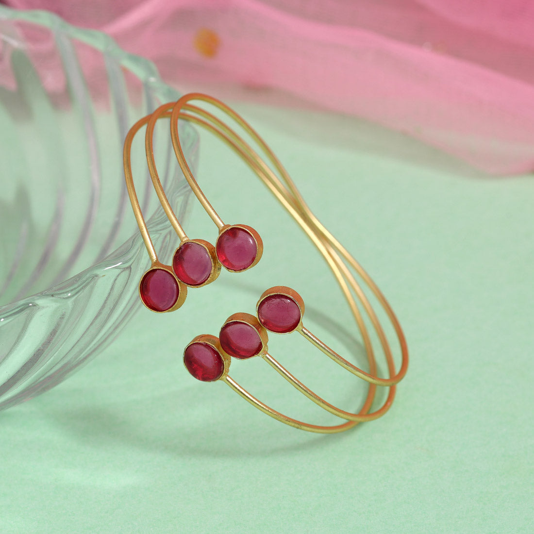 Rani Color Amrapali Bracelets (AMB101RNI) Jewellery GetGlit