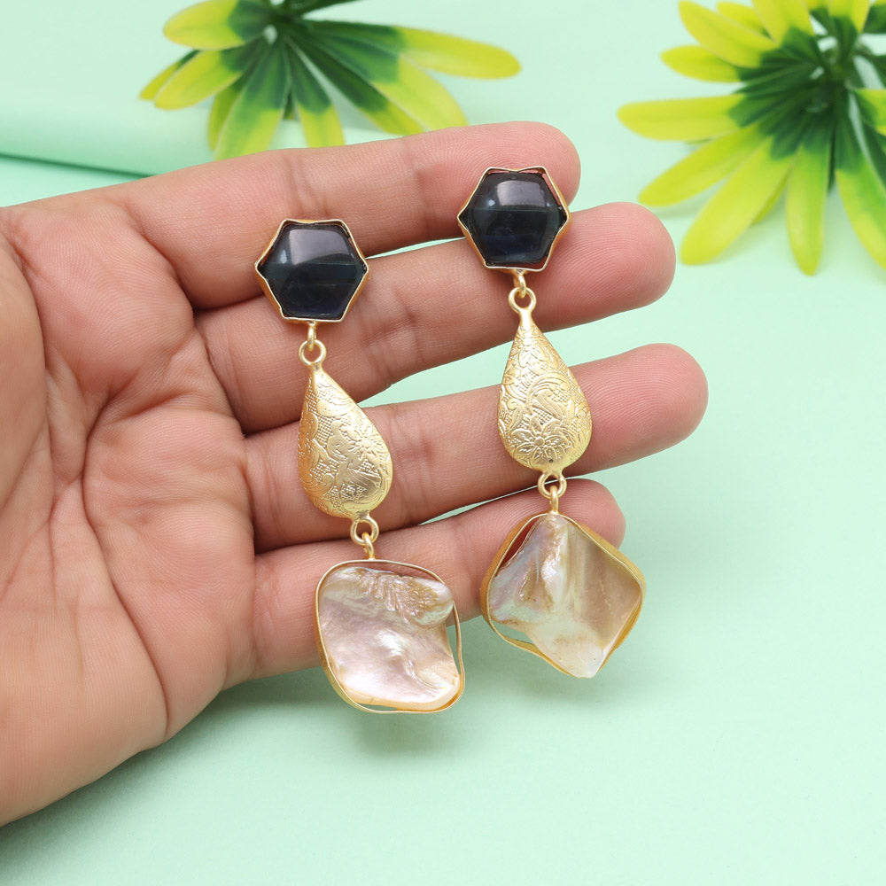 Cerulean Blue Color Amrapali Earrings Jewellery GetGlit