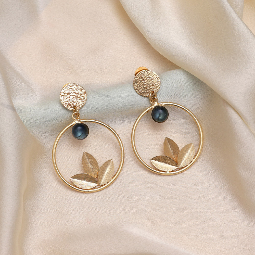 Indigo Blue Color Amrapali Earrings Jewellery GetGlit