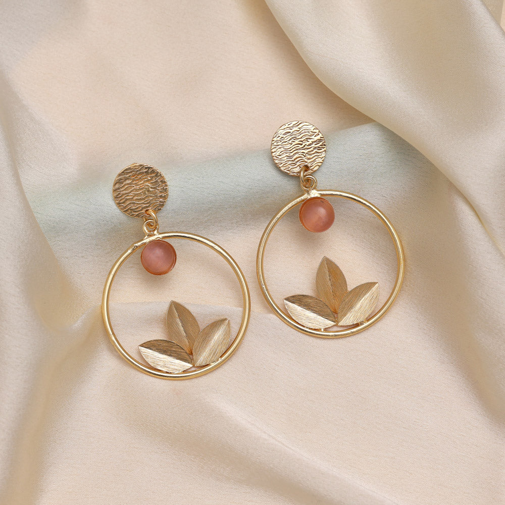 Cotton Candy Pink Color Amrapali Earrings Jewellery GetGlit