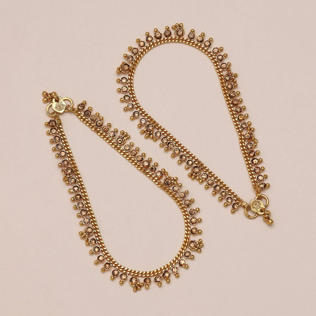 Gold Color Anklets (ANK1073GLD) Jewellery GetGlit