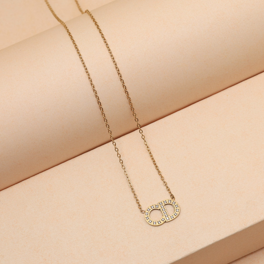 Gold Color Stainless Steel 18k Gold Plated Demi Fine Pendant Jewellery GetGlit