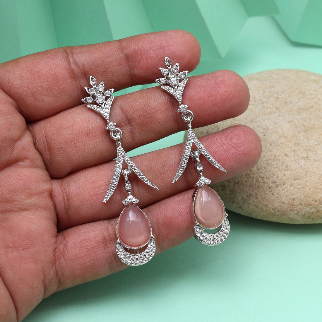 Peach Color Fashion Earrings That Add A Soft Romantic Feminine Touch Jewellery GetGlit