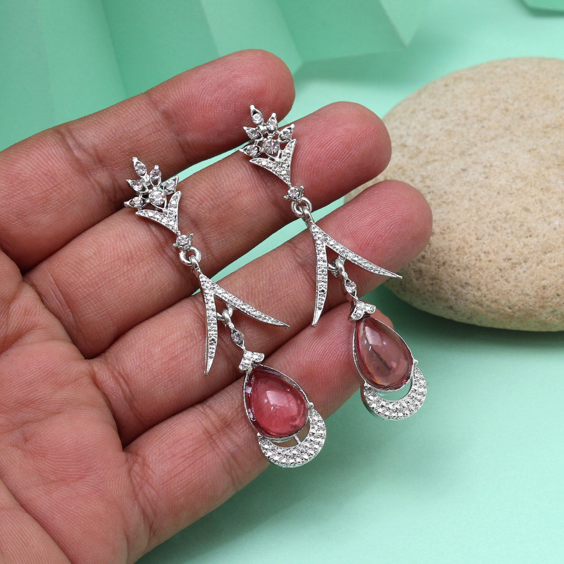 Pink Color Fashion Earrings To Brighten Up Your Daily Look Jewellery GetGlit