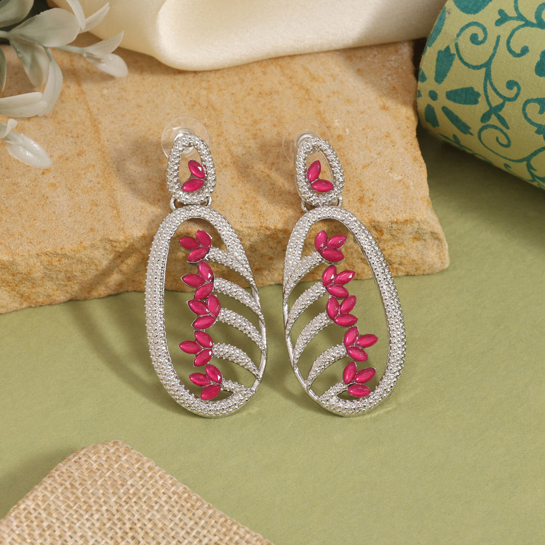 Rani Color Fashion Earrings That Are Perfect For Weddings And Celebrations Jewellery GetGlit