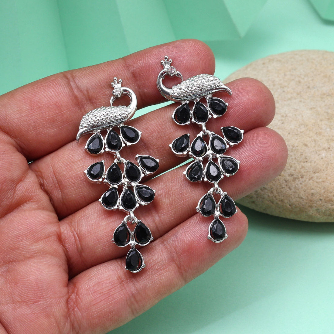 Black Color Fashion Earrings That Make A Strong Fashion Forward Statement Jewellery GetGlit