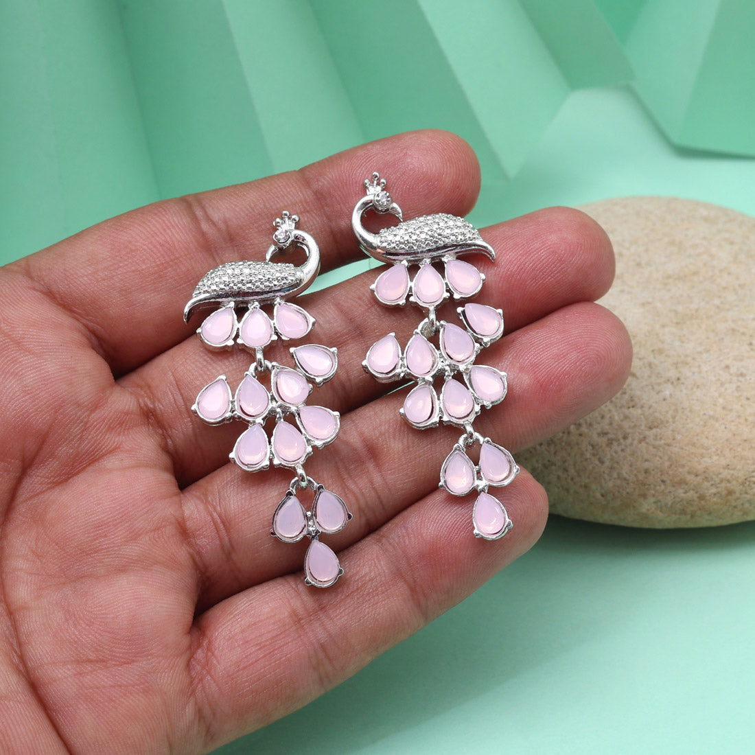 Pink Color Fashion Earrings Offering A Playful And Delicate Style Statement Jewellery GetGlit
