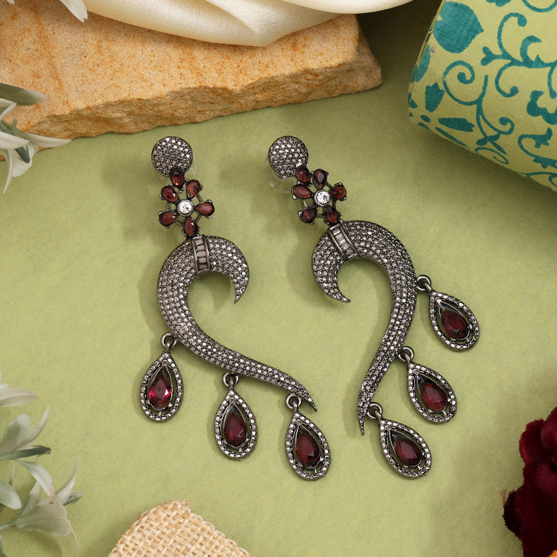 Magenta Color Fashion Earrings That Make Your Outfit Pop Instantly Jewellery GetGlit