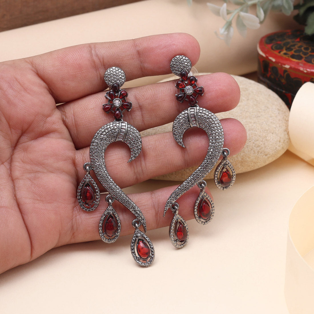Orange Color Fashion Earrings That Brighten Any Look With Warm Tones Jewellery GetGlit