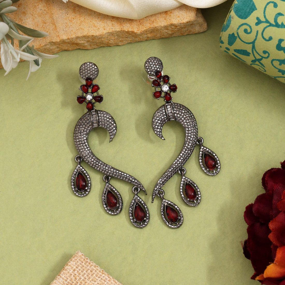 Orange Color Fashion Earrings That Brighten Any Look With Warm Tones Jewellery GetGlit
