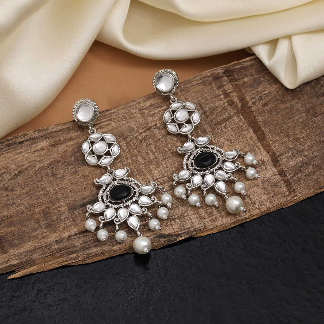 Black Color Fashion Earrings To Match Your Bold Monochrome Wardrobe Choices Jewellery GetGlit