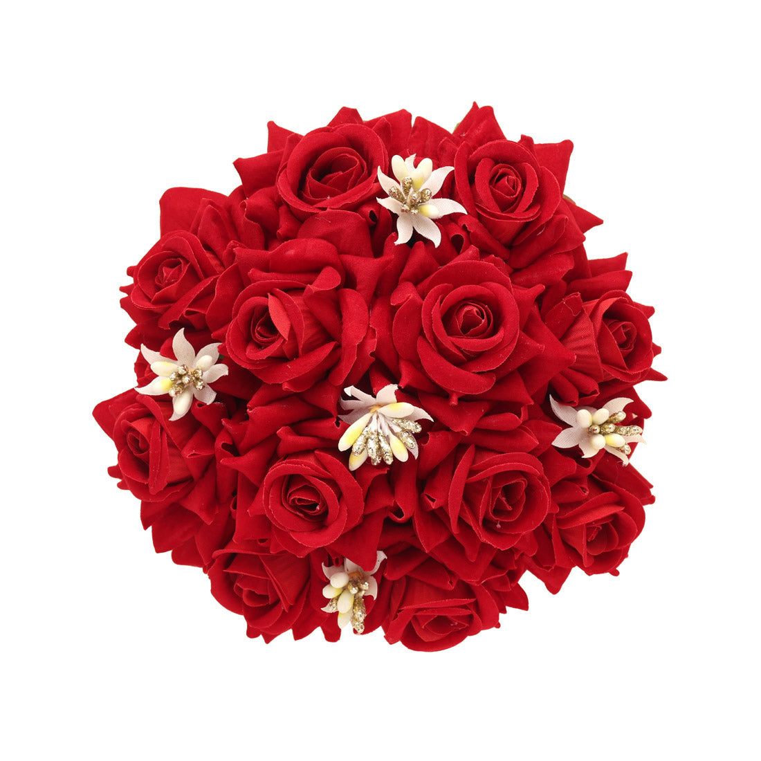 Red Color Rose Flower Hair juda//Bun Jewellery GetGlit