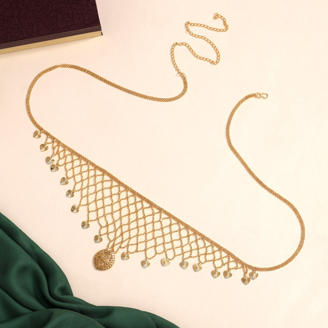 Gold Plated Kamarband Waist Belt For Women//Girls (KMBND468GLD) Jewellery GetGlit