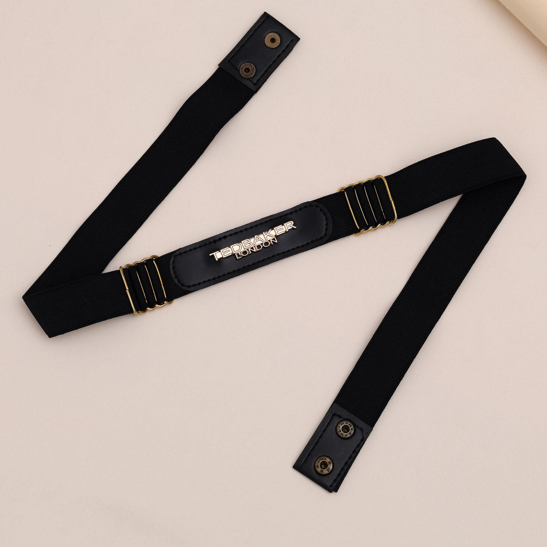 Gold & Black Color Kamarband Elastic Waist Belt For Women//Girls (KMBND491GLD) Jewellery GetGlit