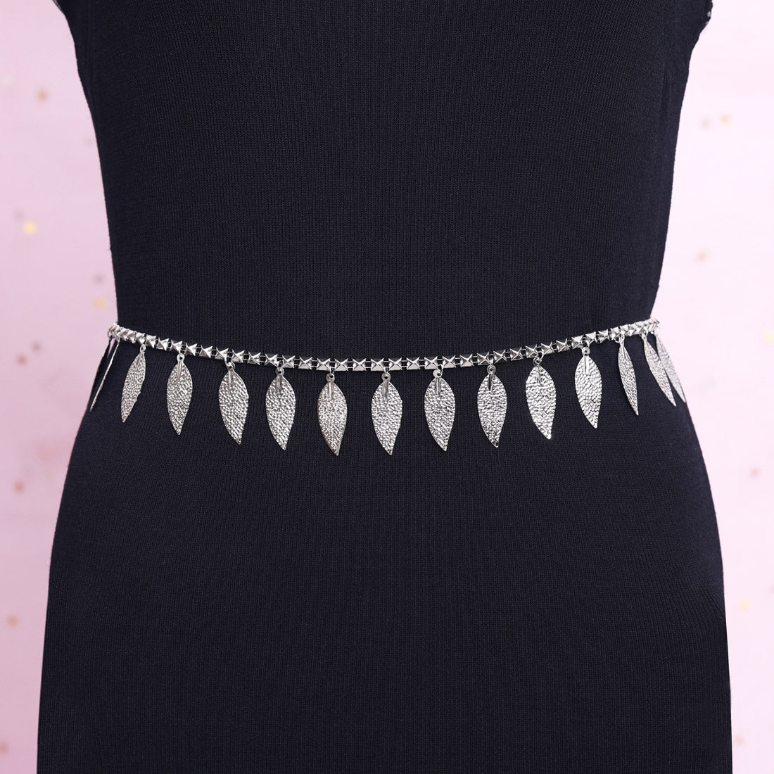 Silver Color Oxidised Kamarband (KMBND512SLV) Jewellery GetGlit