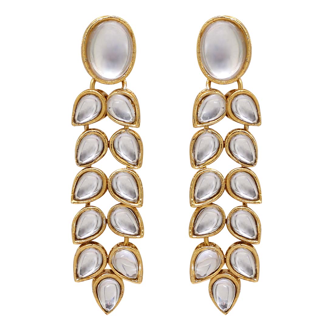 Blue Color Kundan Necklace Set Jewellery GetGlit