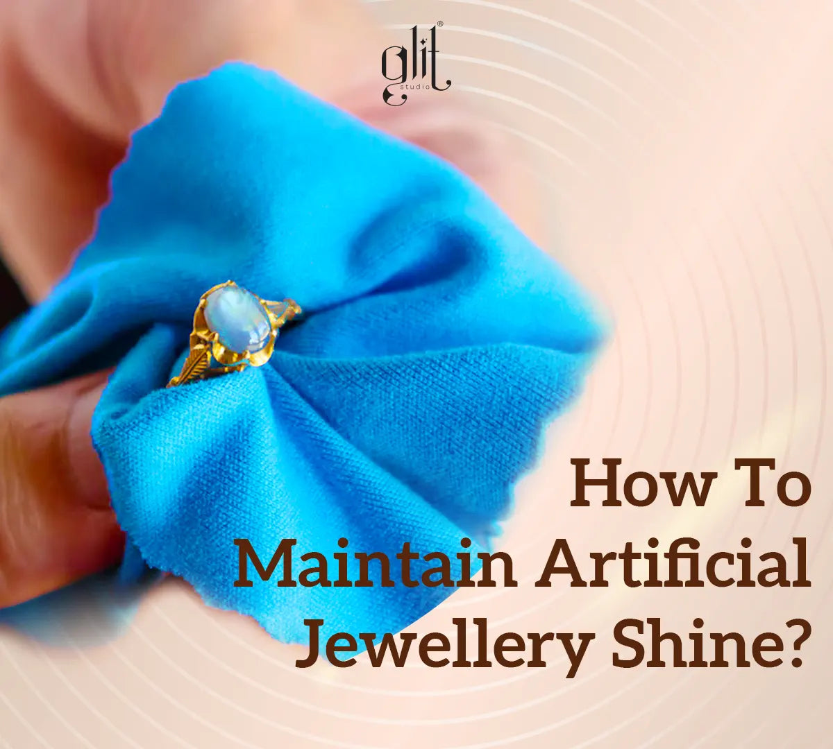 Artificial jewellery shine