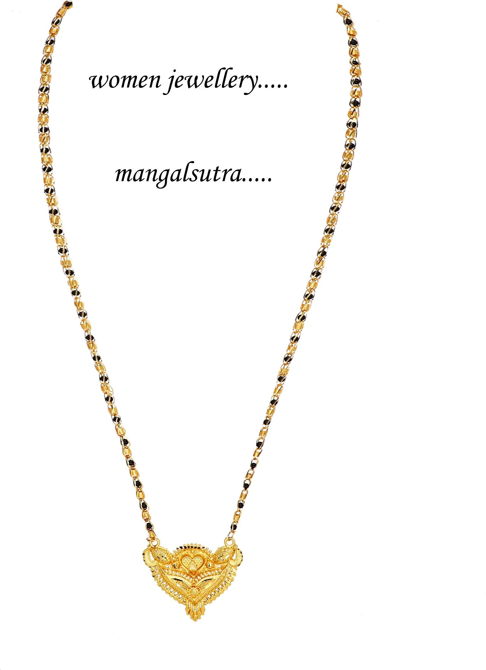 Elegant Gold Plated Mangalsutra Gold Plated Jewelley glitstudio   