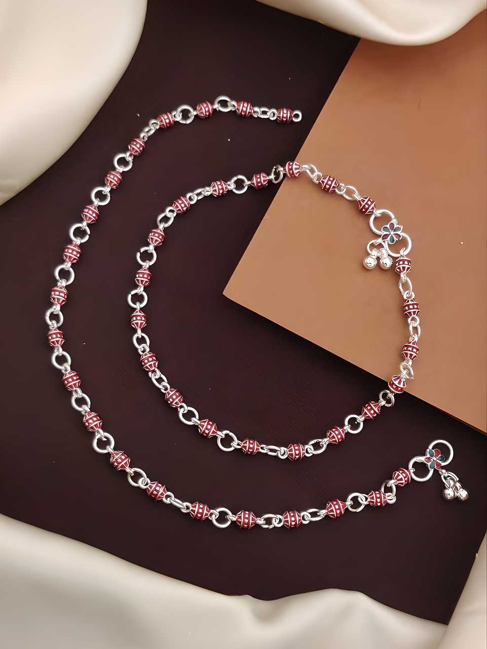 Women's Silver Plated Anklets Jewellery glitstudio   