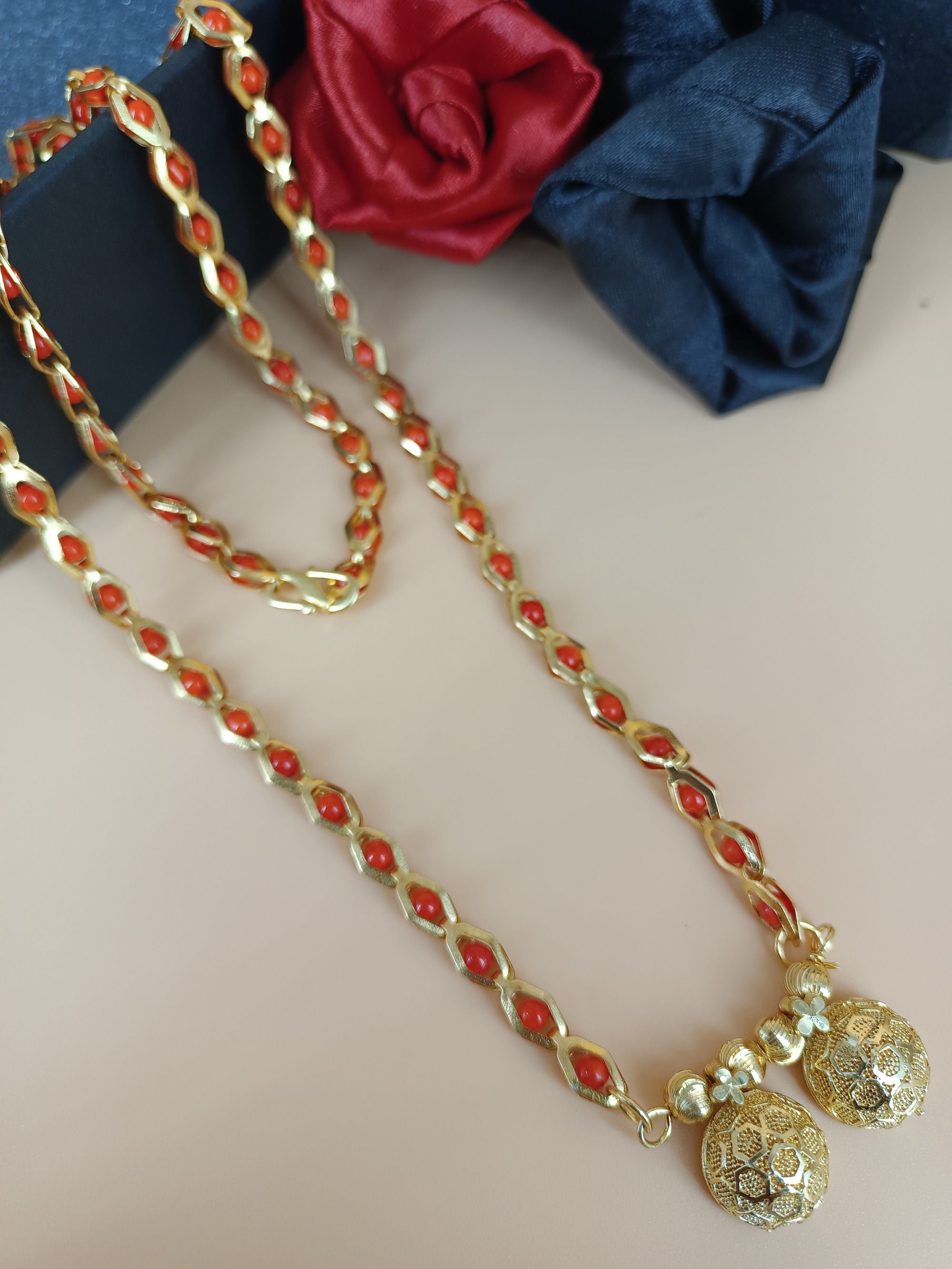 Authentic Gold Plated Mangalsutra Gold Plated Jewelley glitstudio   