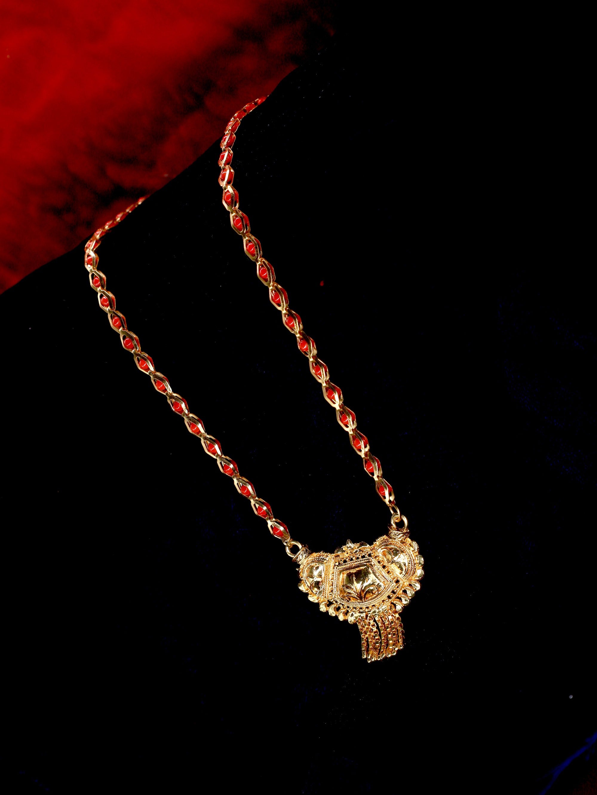 Trendy Gold Plated Mangalsutra Gold Plated Jewelley glitstudio   