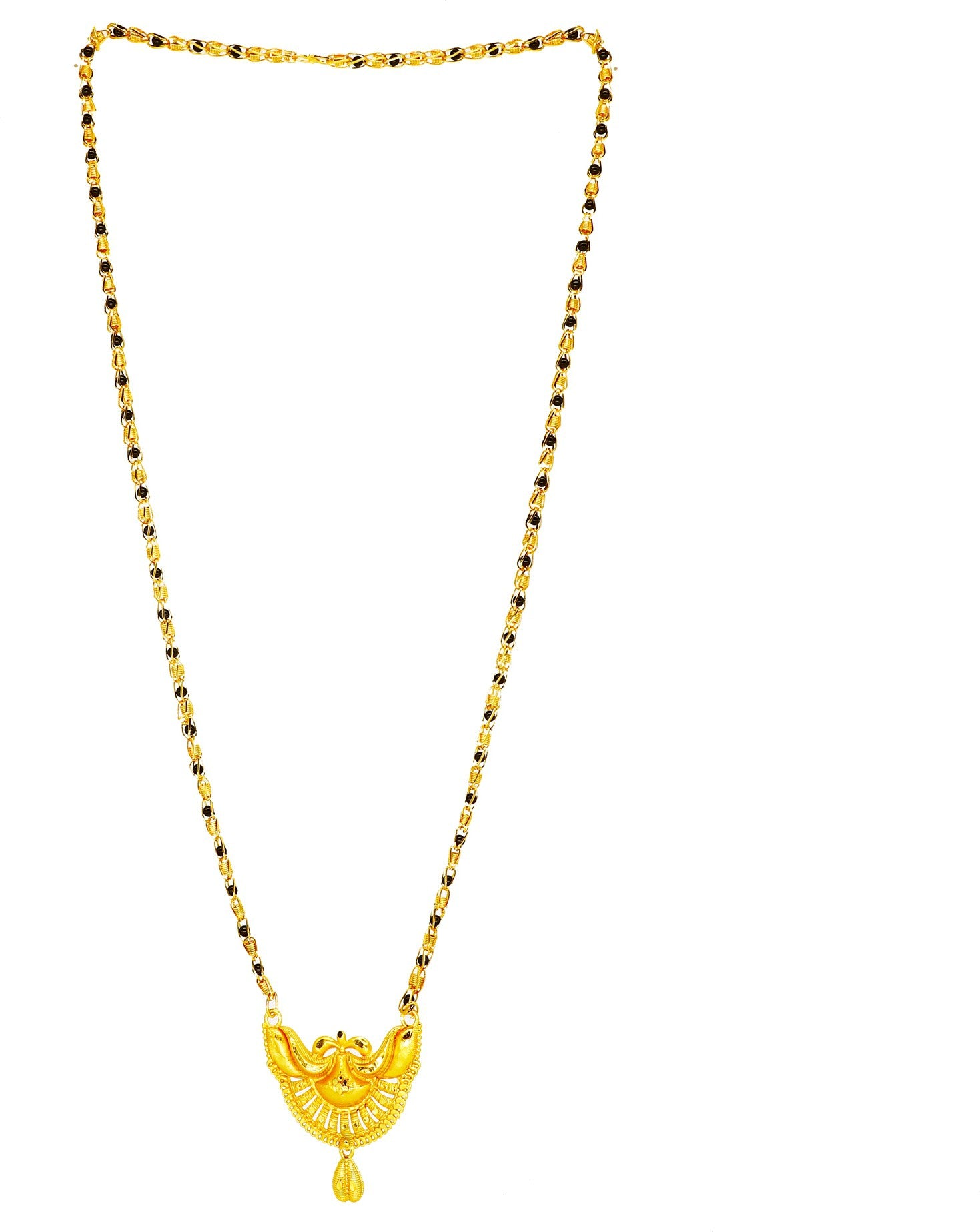 Latest Gold Plated Mangalsutra  glitstudio   