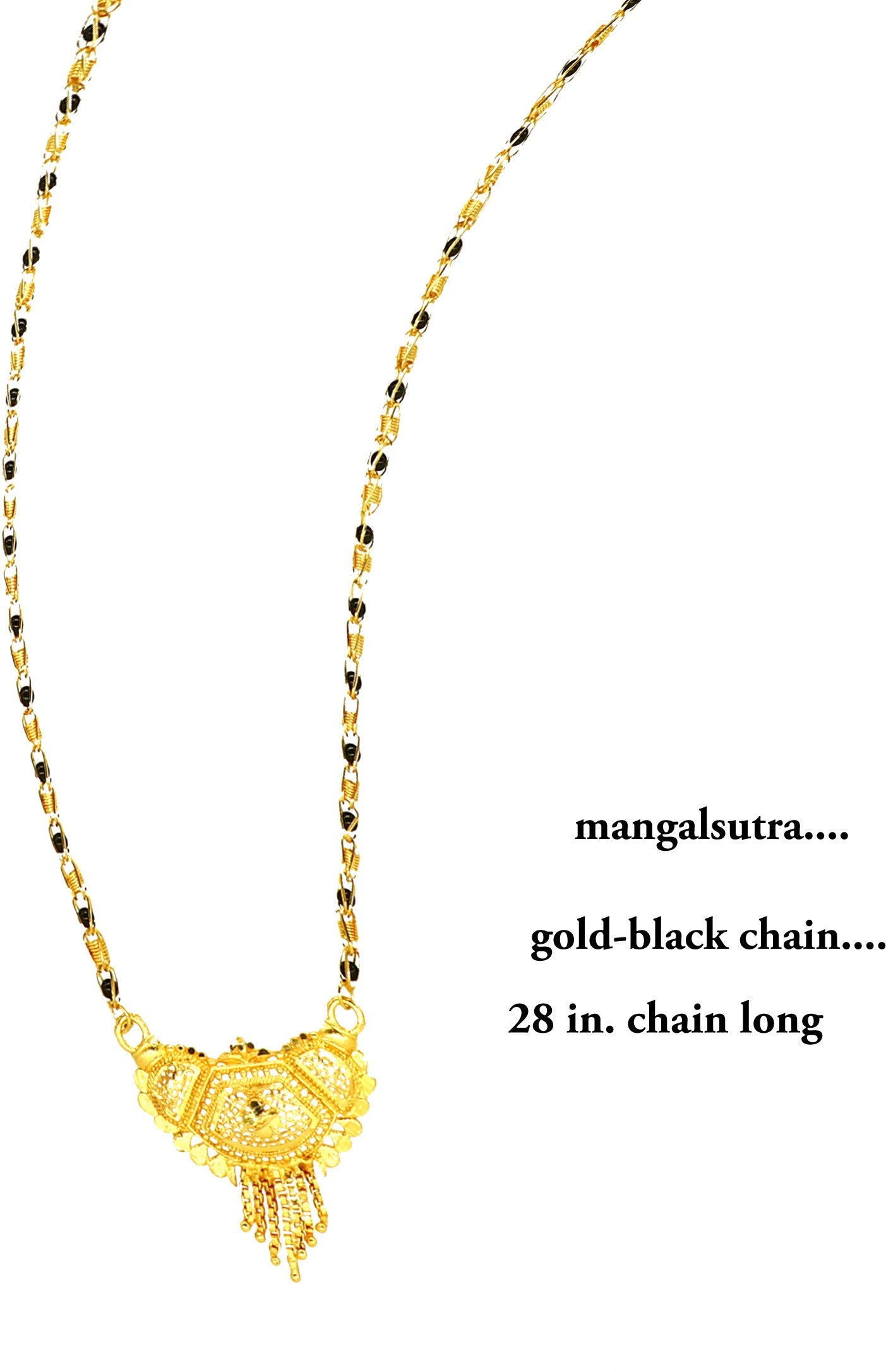 Stunning Gold Plated Mangalsutra Gold Plated Jewelley glitstudio   