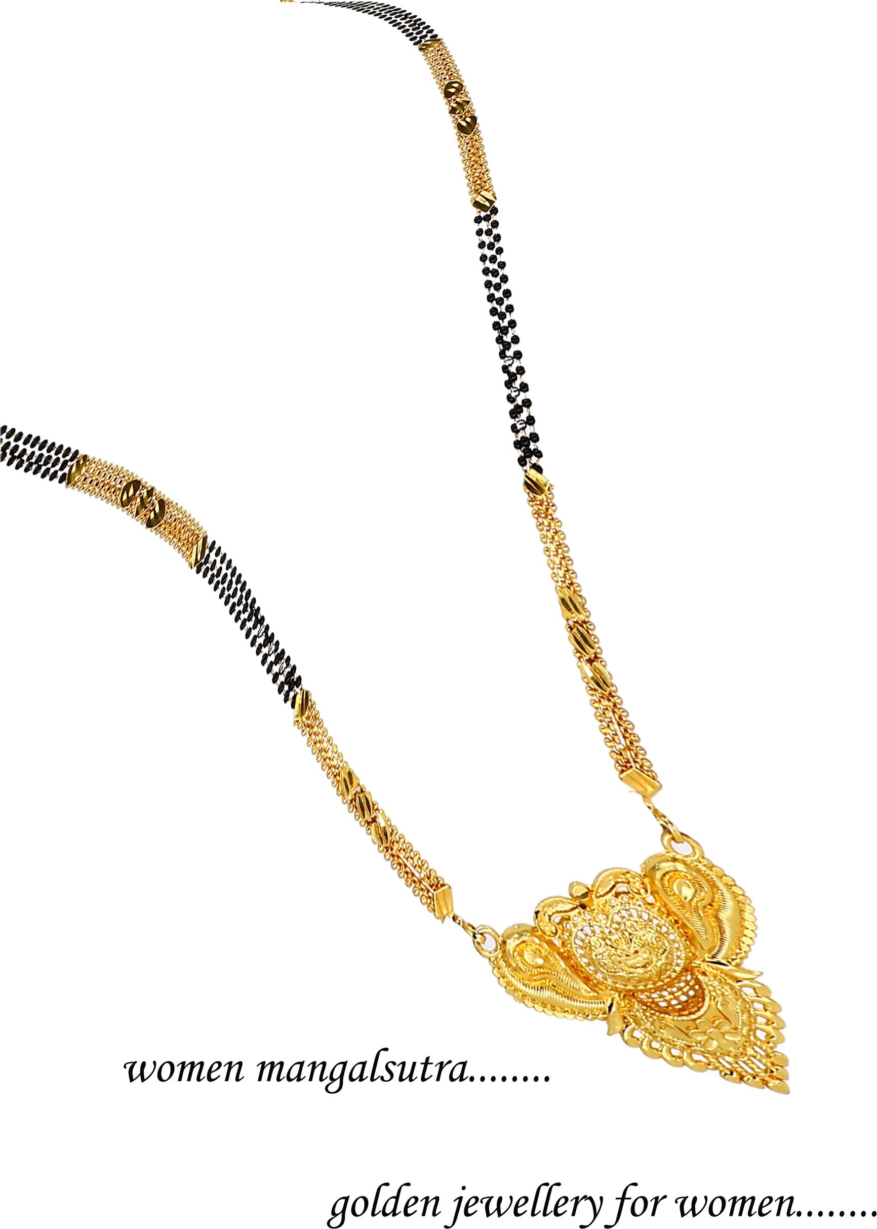 Beautiful Gold Plated Mangalsutra Gold Plated Jewelley glitstudio   