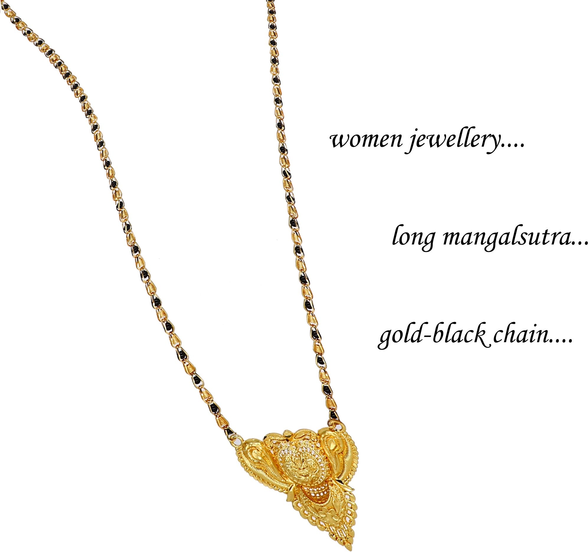 Beautiful Gold Plated Mangalsutra Gold Plated Jewelley glitstudio   