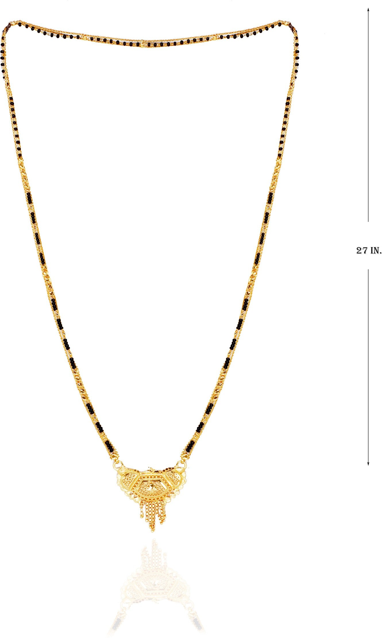 Attractive Gold Plated Mangalsutra Gold Plated Jewelley glitstudio   