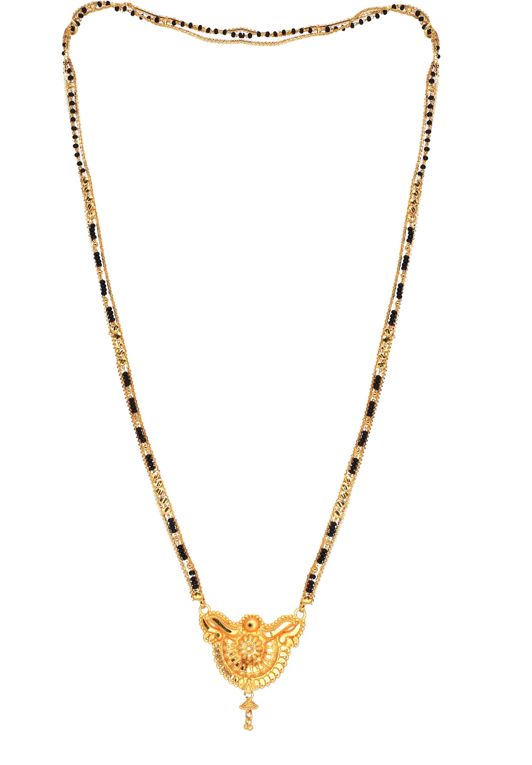 Pretty Gold Plated Mangalsutra Gold Plated Jewelley glitstudio   