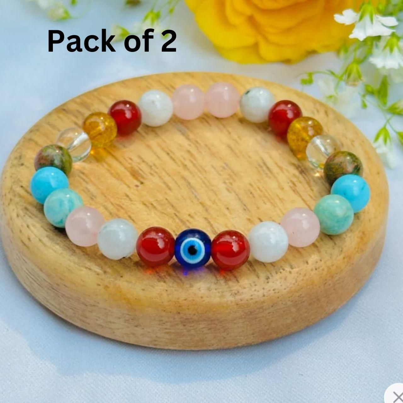 Latest Multicolor Bracelet (Pack of 2)  glitstudio   