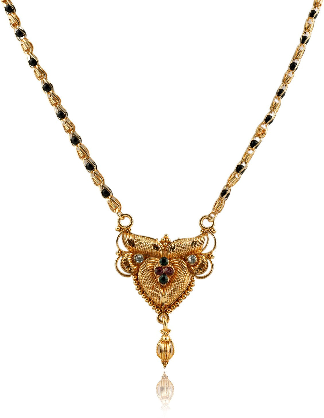 New Gold Plated Mangalsutra Gold Plated Jewelley glitstudio   