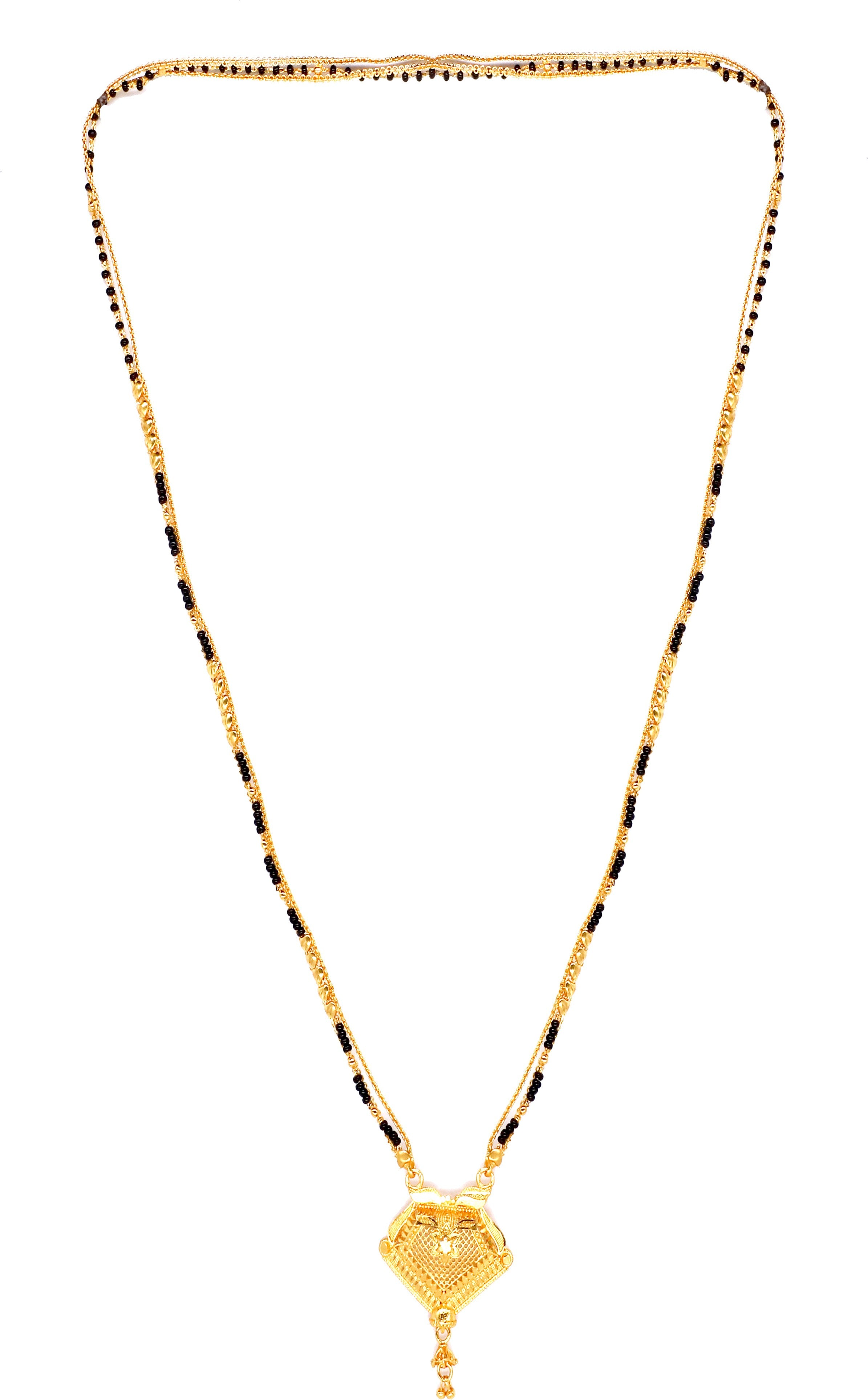 Beautiful Gold Plated Mangalsutra Gold Plated Jewelley glitstudio   