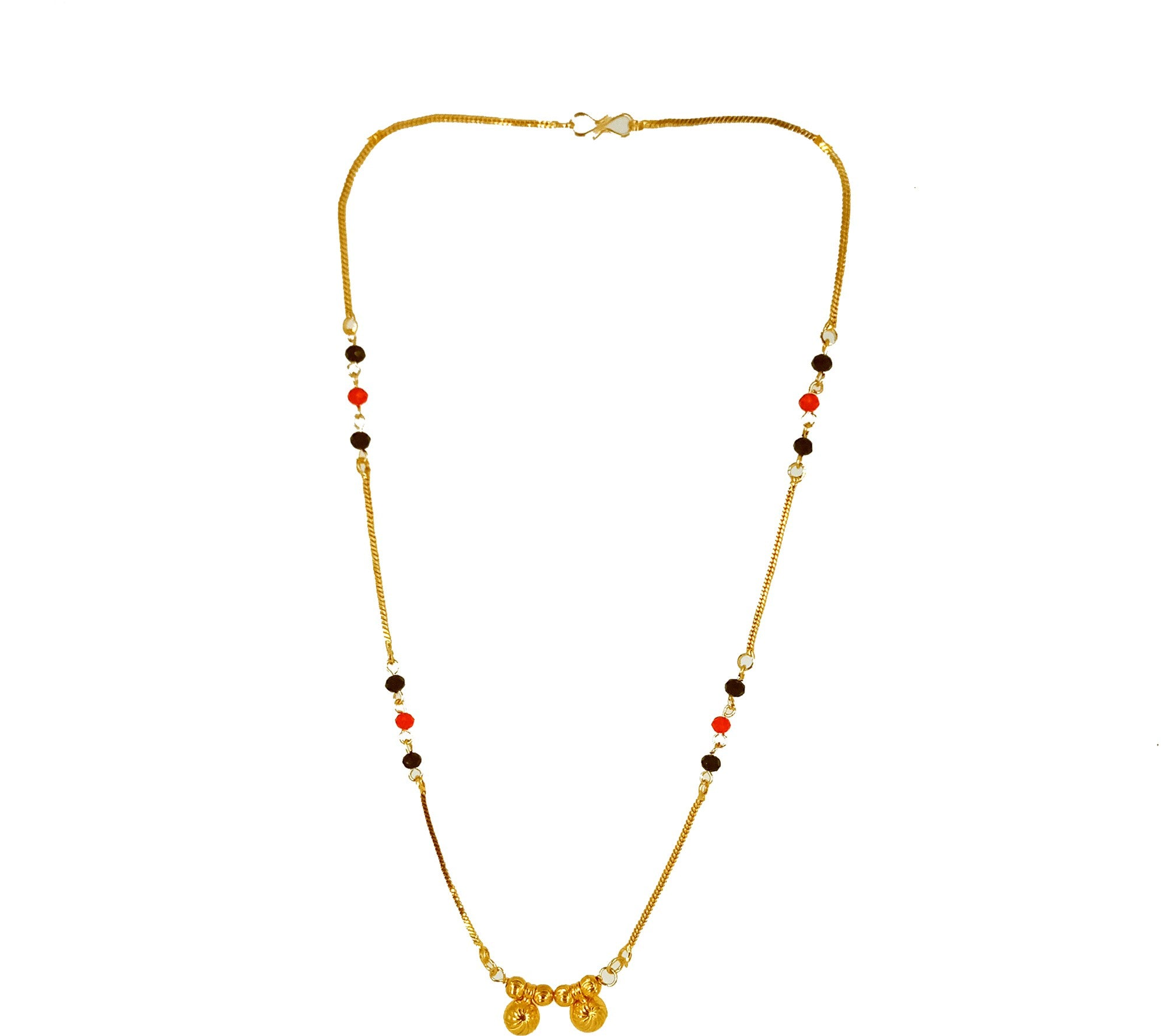 Pretty Gold Plated Mangalsutra Gold Plated Jewelley glitstudio   