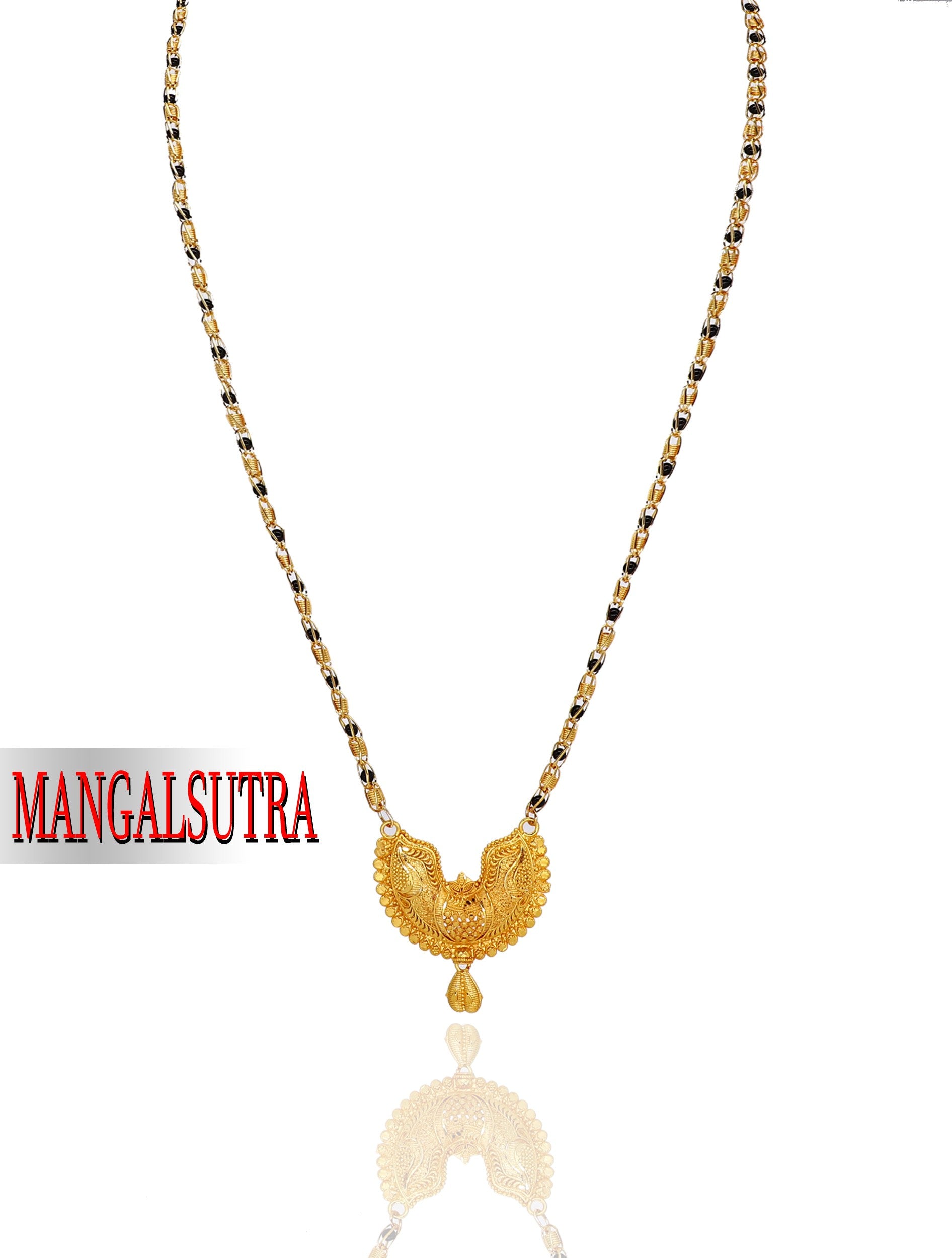 Stunning Gold Plated Mangalsutra Gold Plated Jewelley glitstudio   