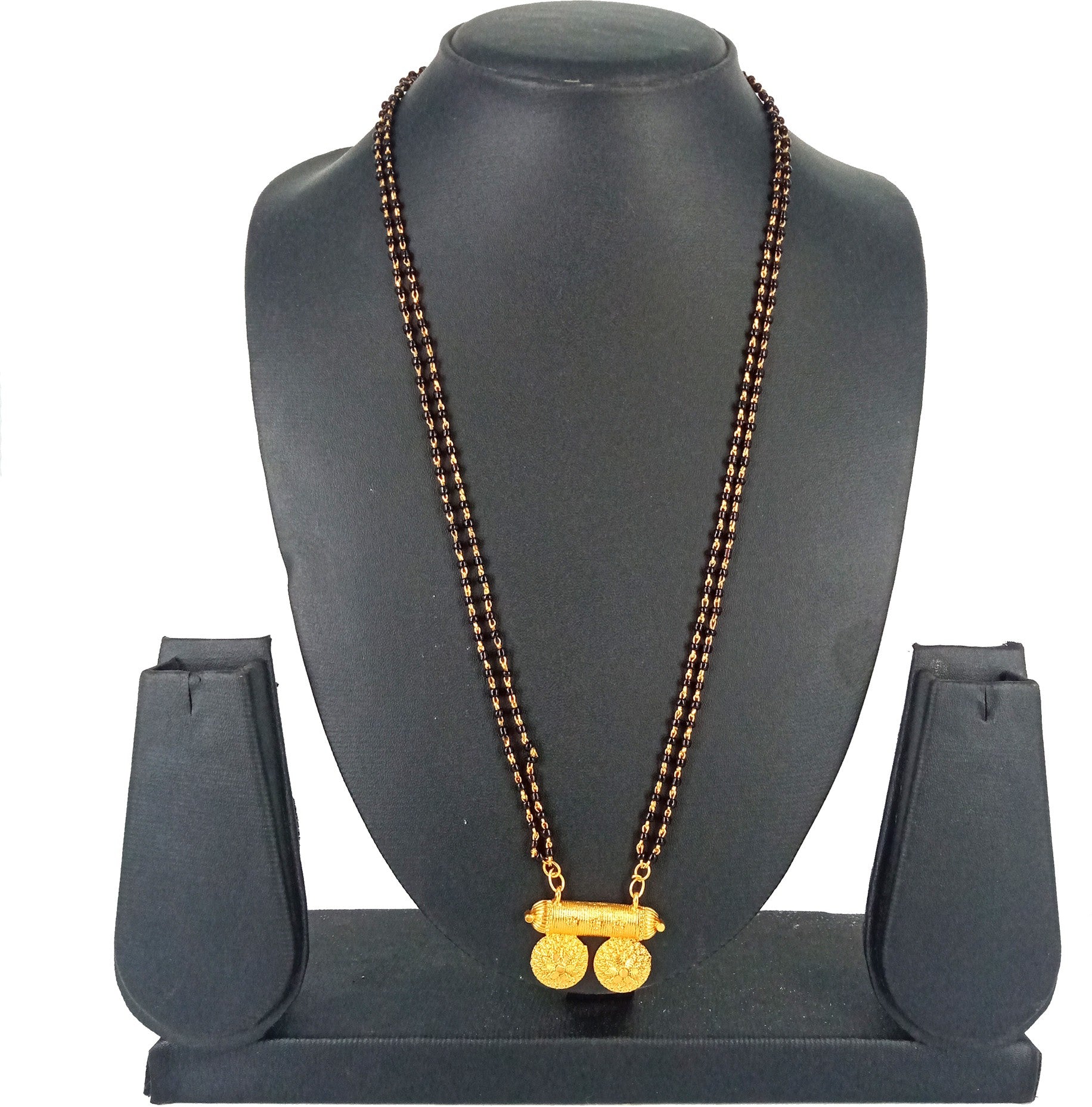 Trendy Gold Plated Mangalsutra Necklaces glitstudio   