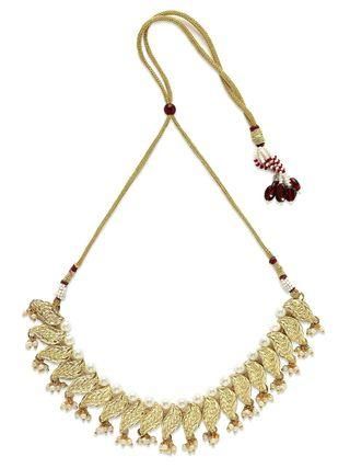 Karatcart Gold Plated Kundan Peal Jewellery Set for Women  Glitstudio   