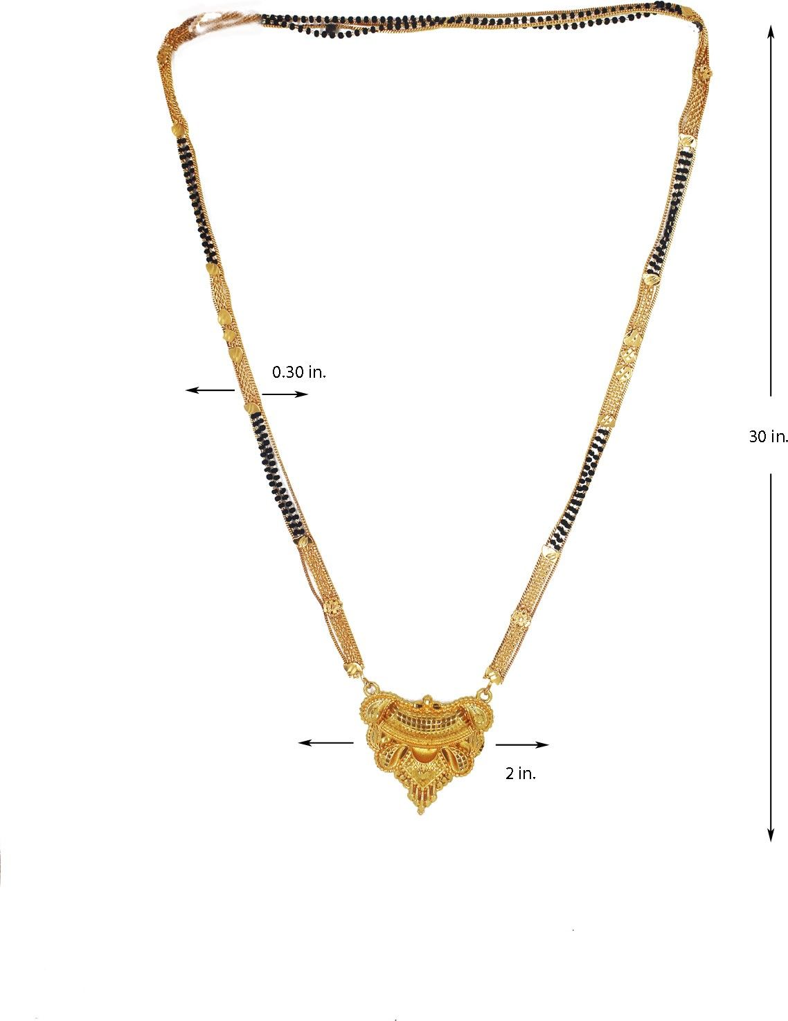 Attractive Gold Plated Mangalsutra Gold Plated Jewelley glitstudio   