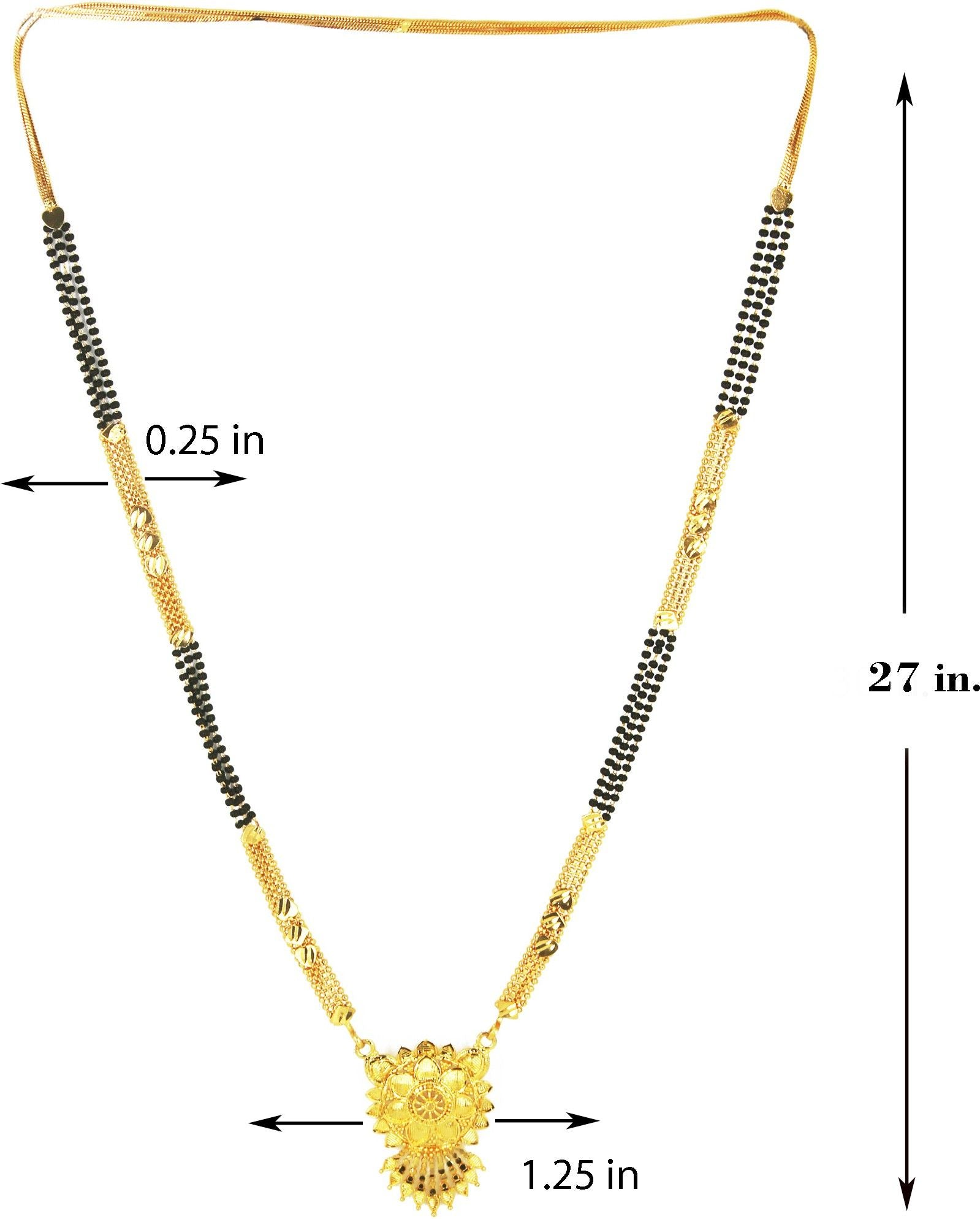 Attractive Gold Plated Mangalsutra Gold Plated Jewelley glitstudio   