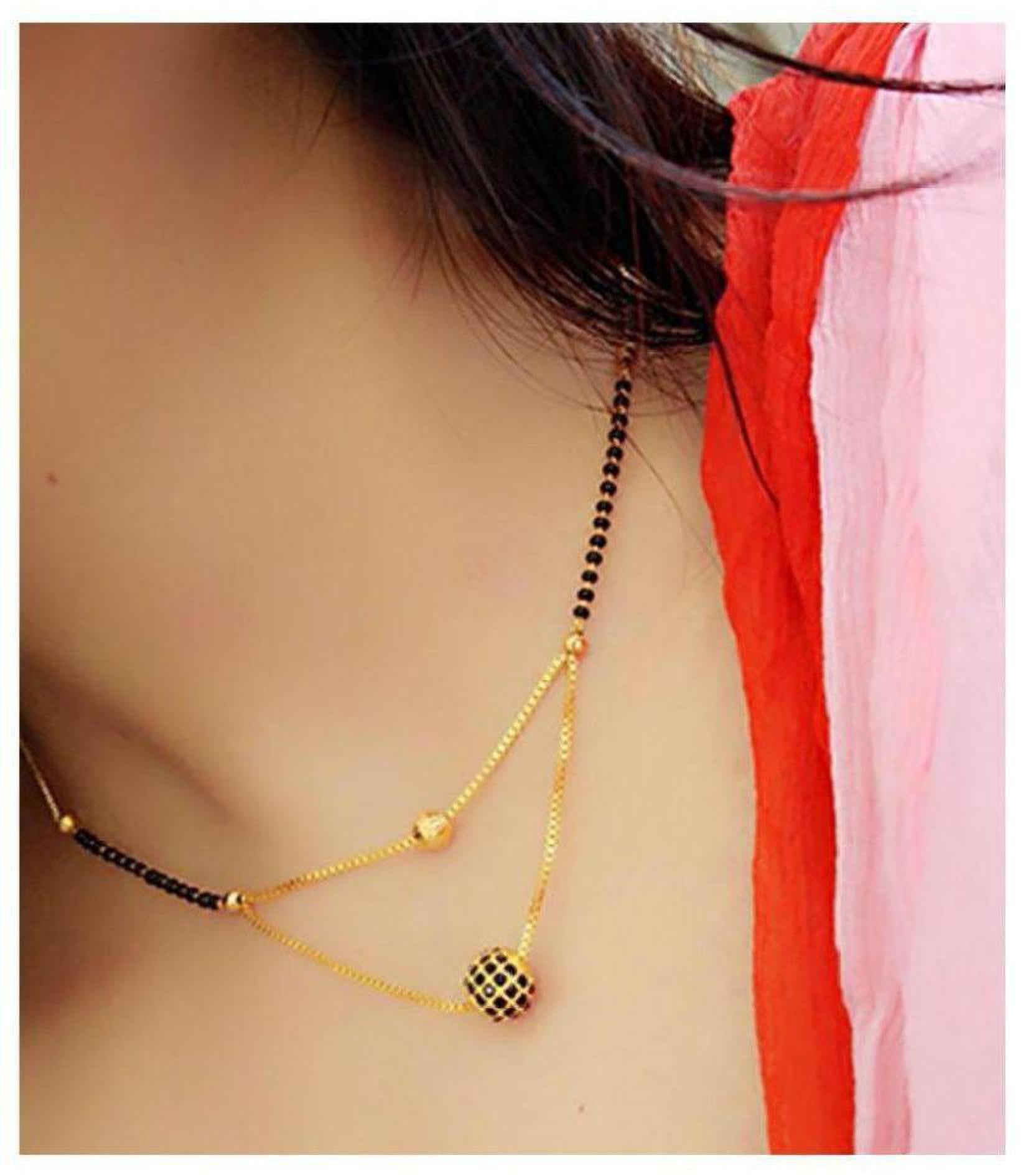 Latest Gold Plated Mangalsutra Gold Plated Jewelley glitstudio   