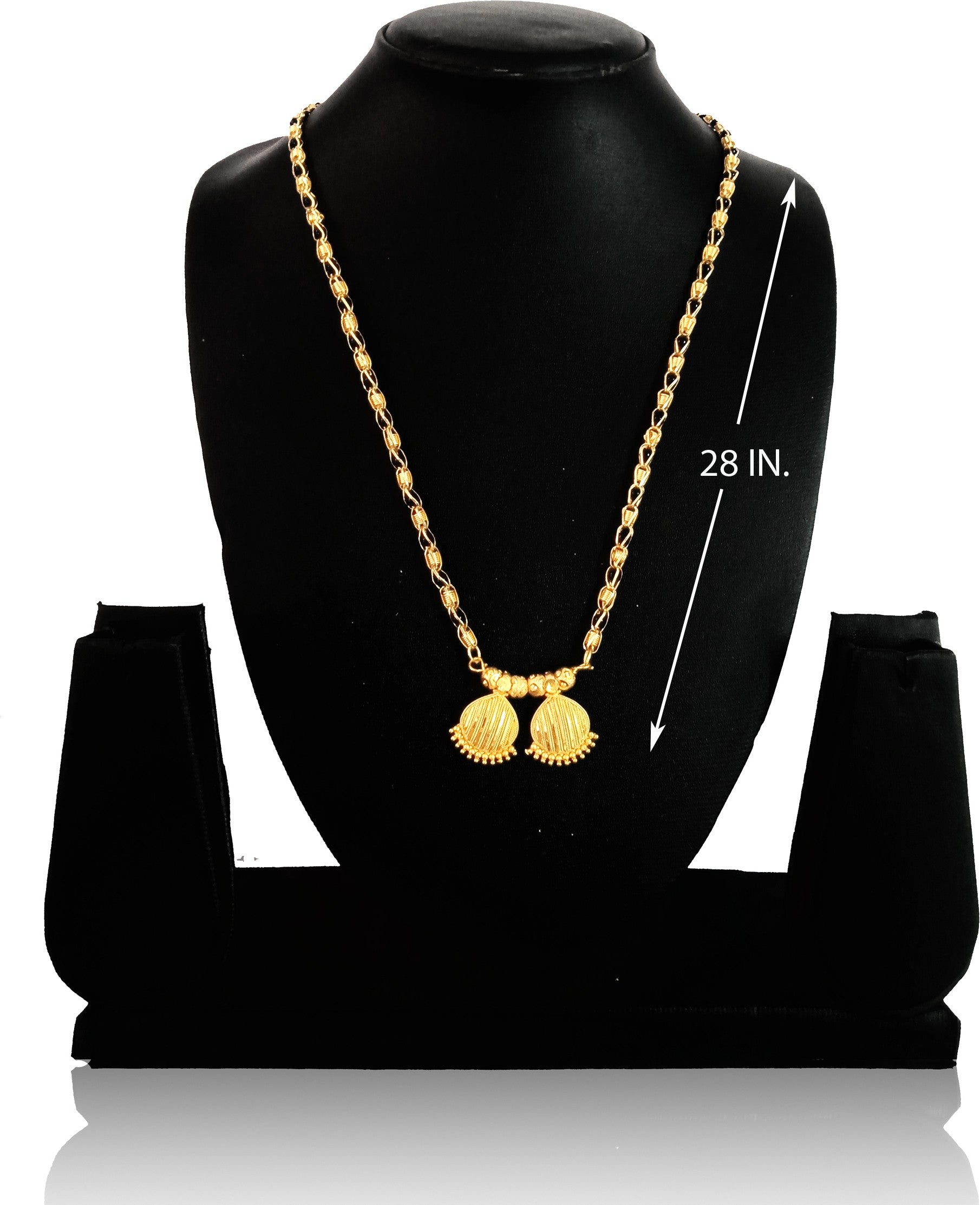 Pretty Gold Plated Mangalsutra Gold Plated Jewelley glitstudio   