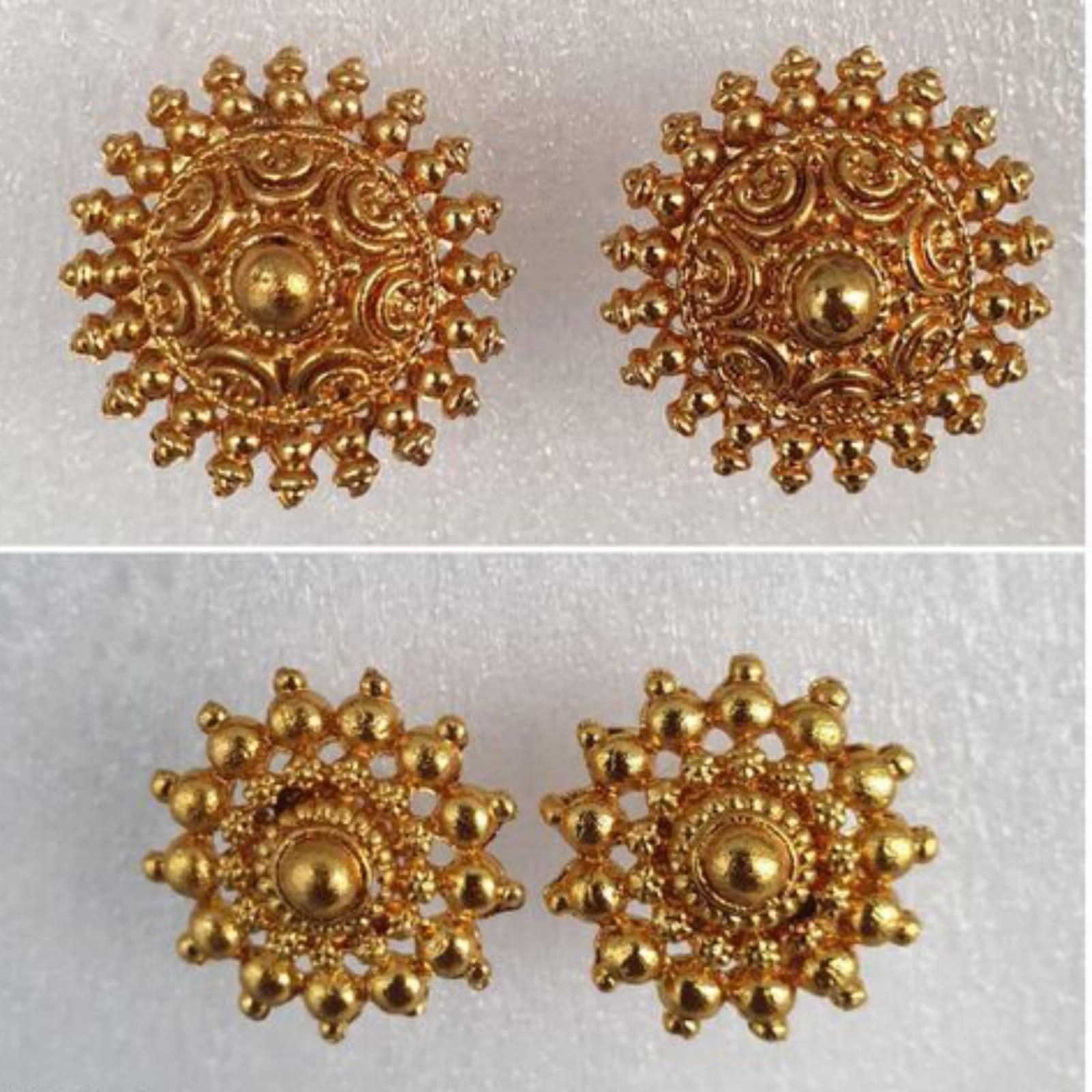 Trendy Gold Plated Earrings (Combo)  glitstudio   