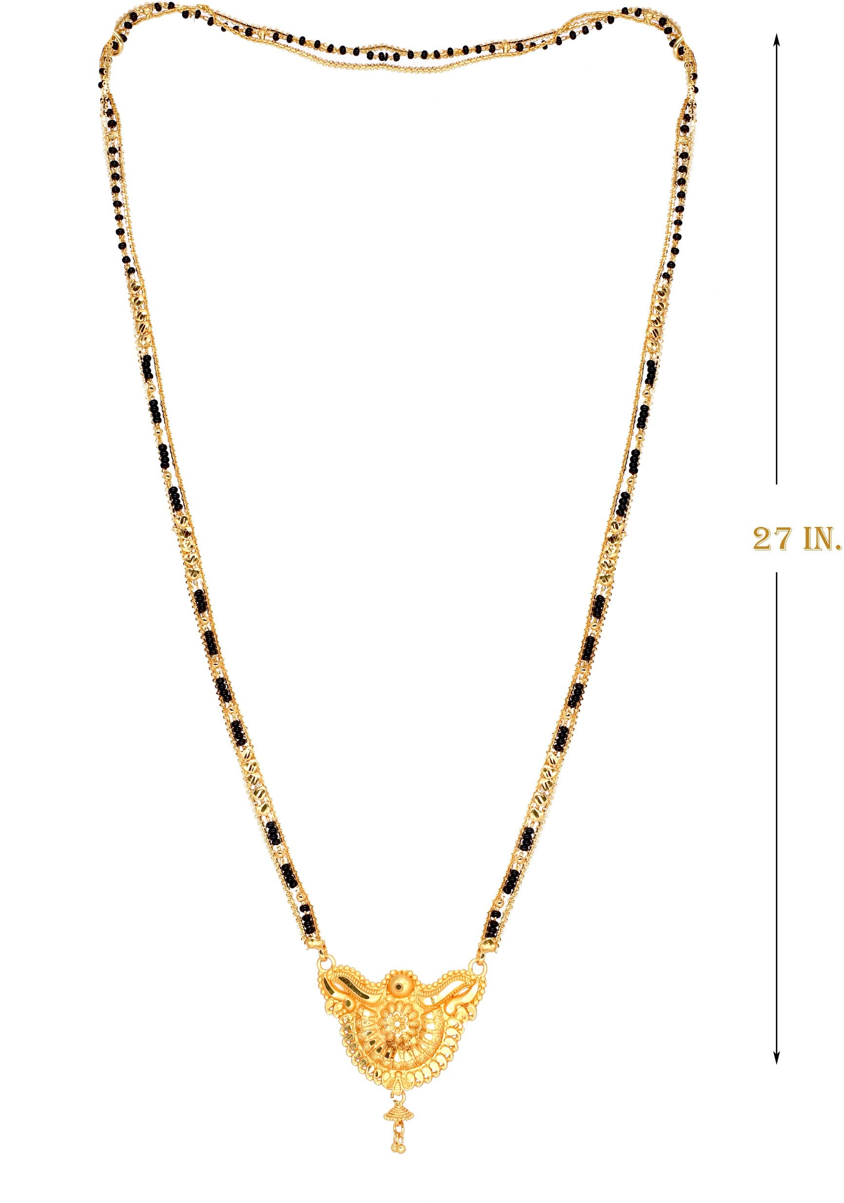 Pretty Gold Plated Mangalsutra Gold Plated Jewelley glitstudio   