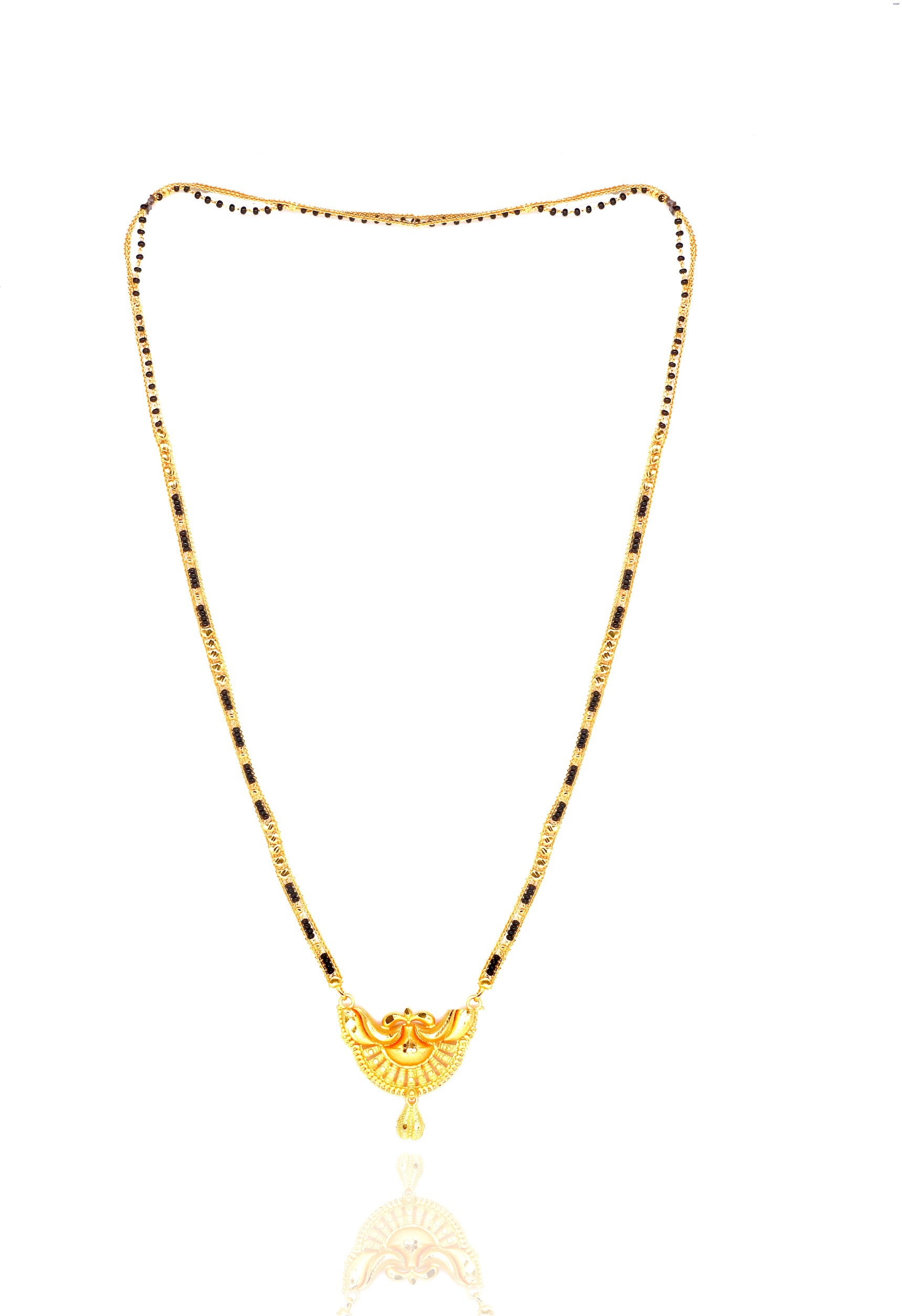 Pretty Gold Plated Mangalsutra Gold Plated Jewelley glitstudio   