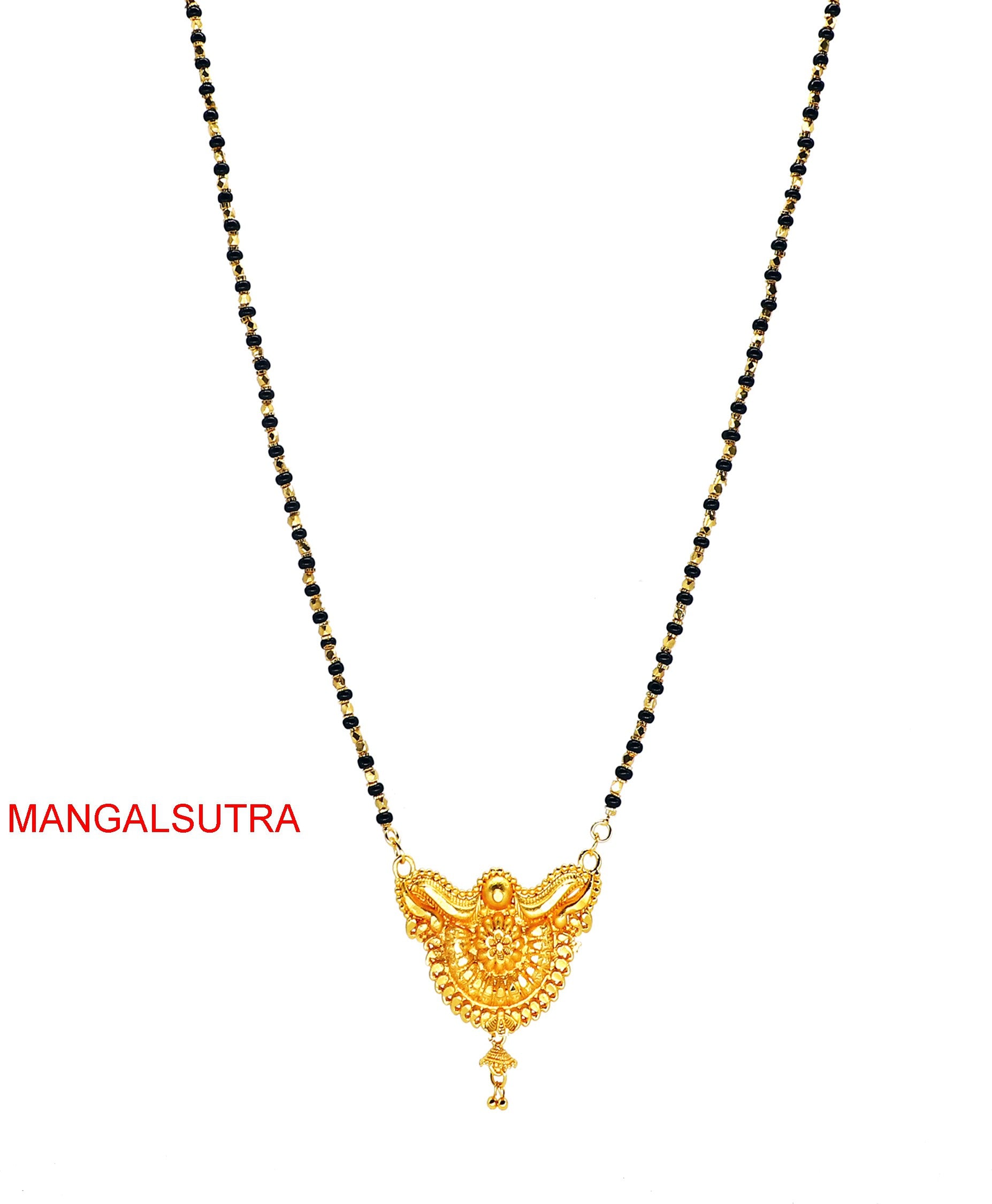 Latest Gold Plated Mangalsutra  glitstudio   