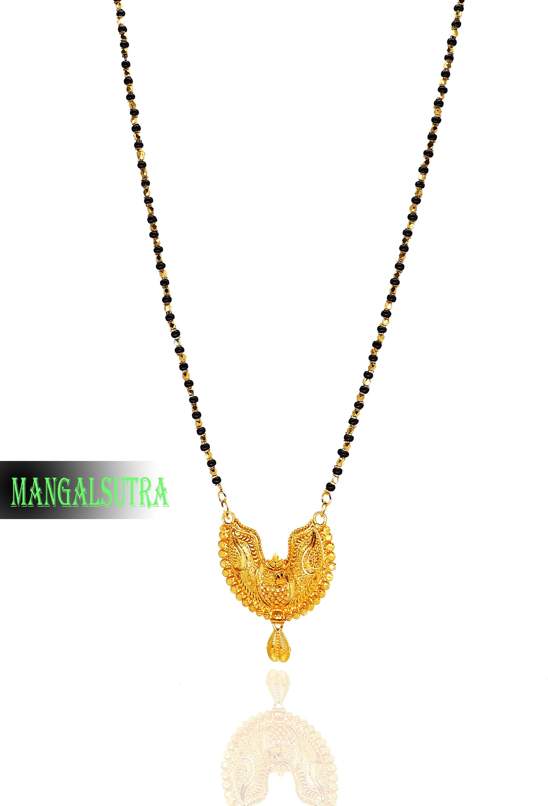 Beautiful Gold Plated Mangalsutra Gold Plated Jewelley glitstudio   