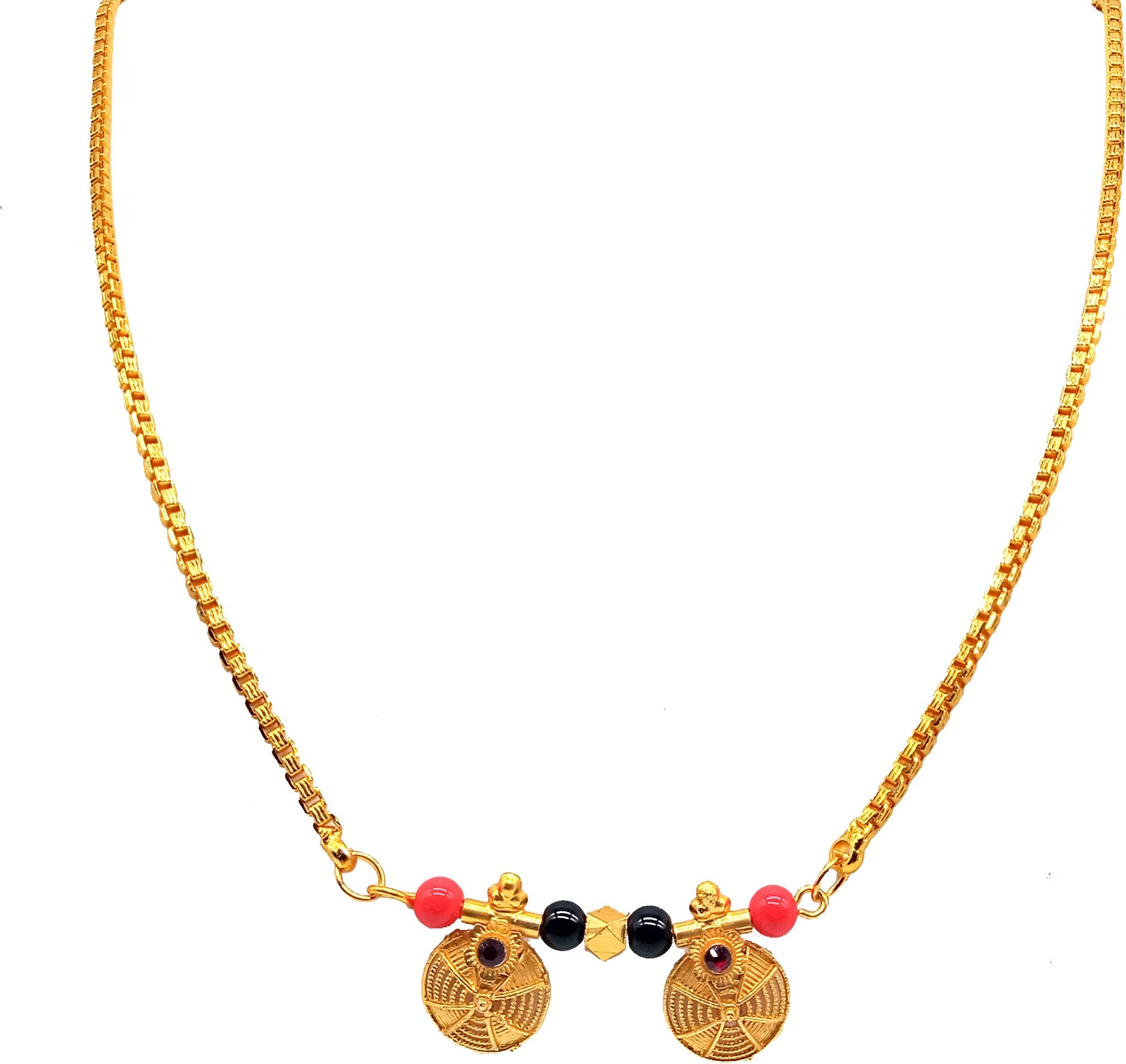 Pretty Gold Plated Mangalsutra Gold Plated Jewelley glitstudio   