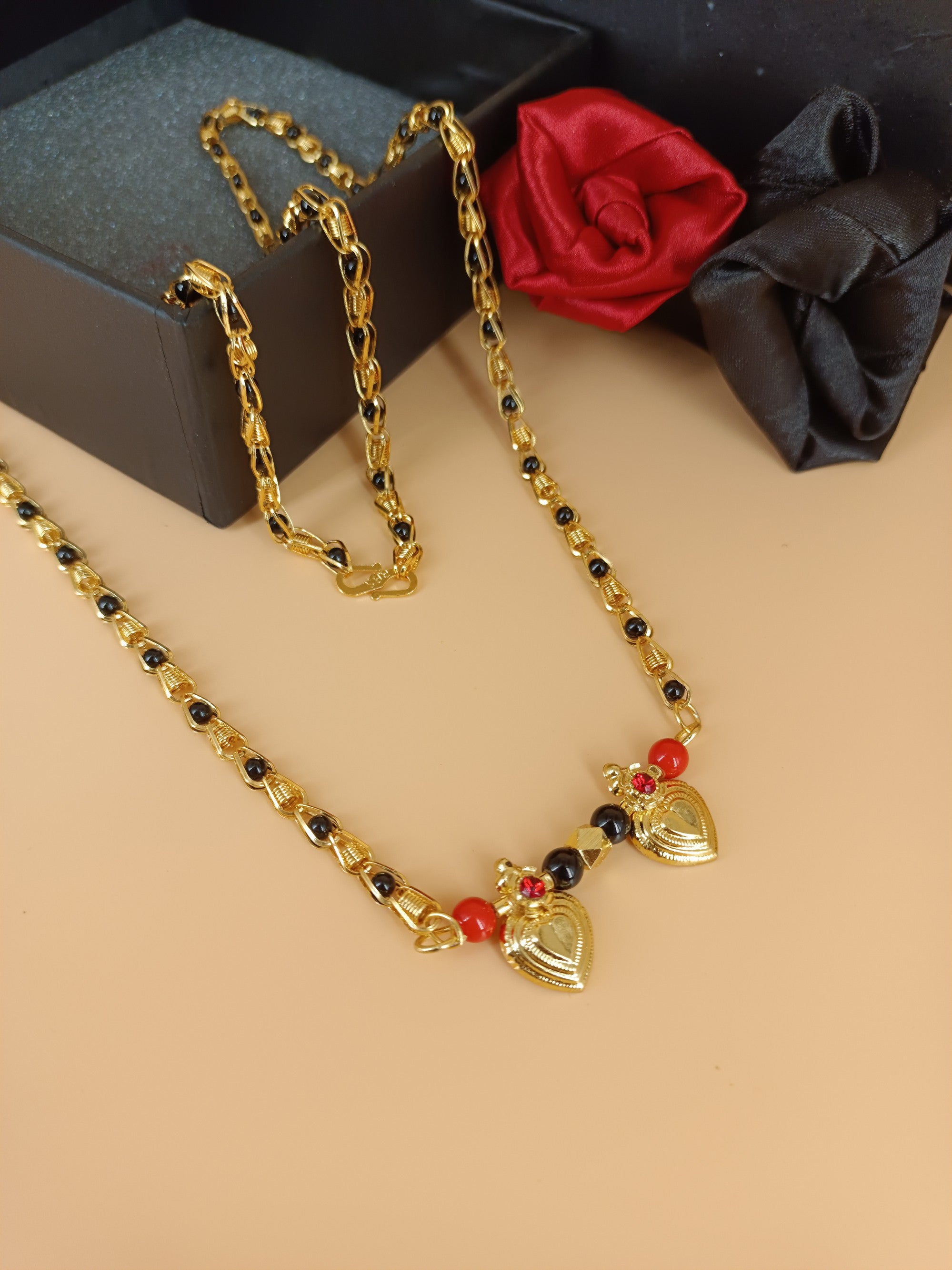 Authentic Gold Plated Mangalsutra Gold Plated Jewelley glitstudio   